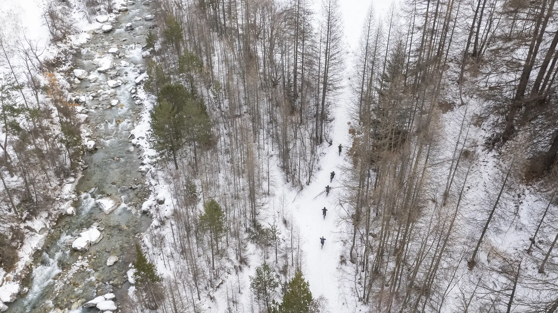 VTTAE sur neige avec VTT Rando Ubaye