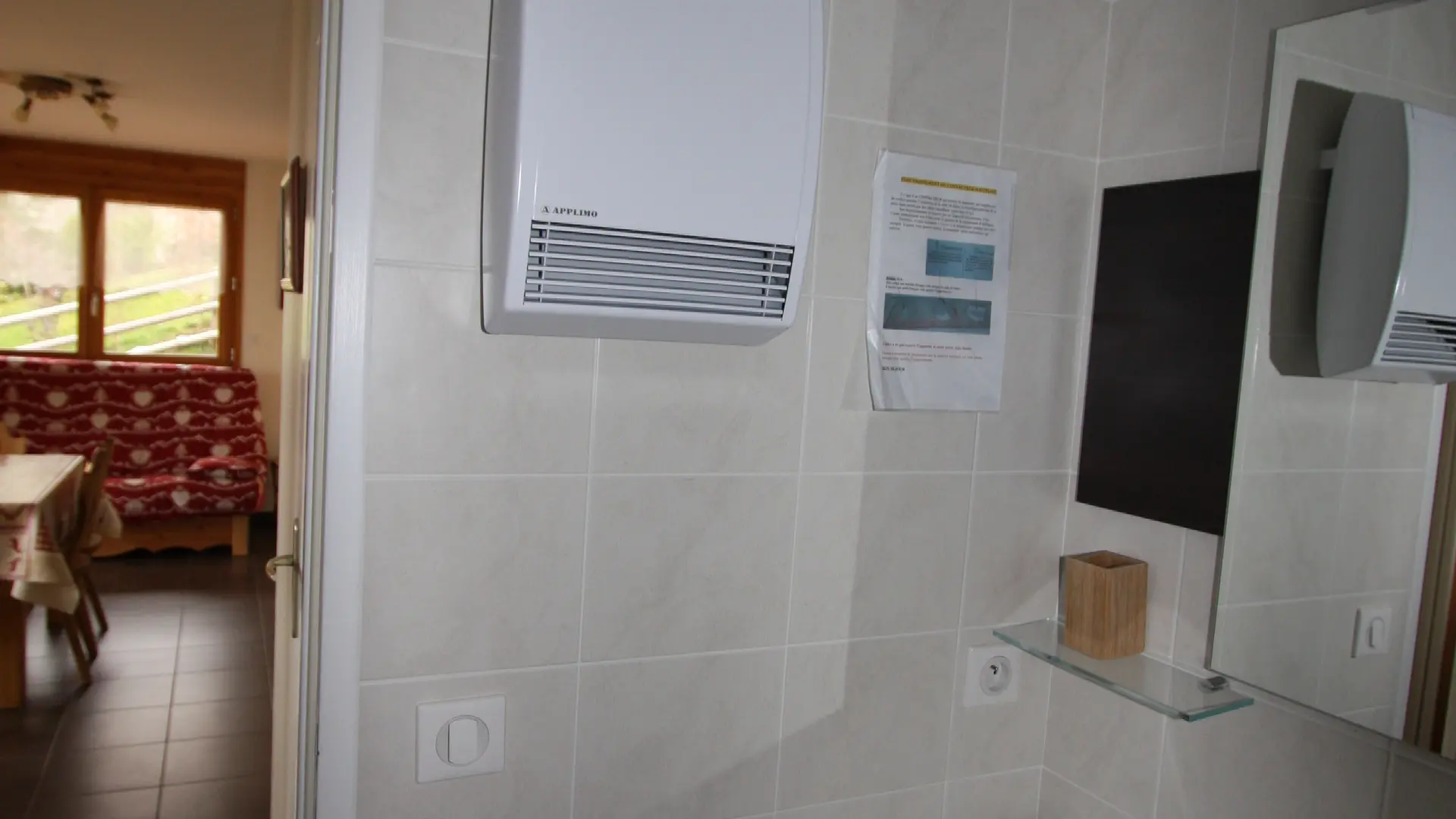 La salle de bains (douche)