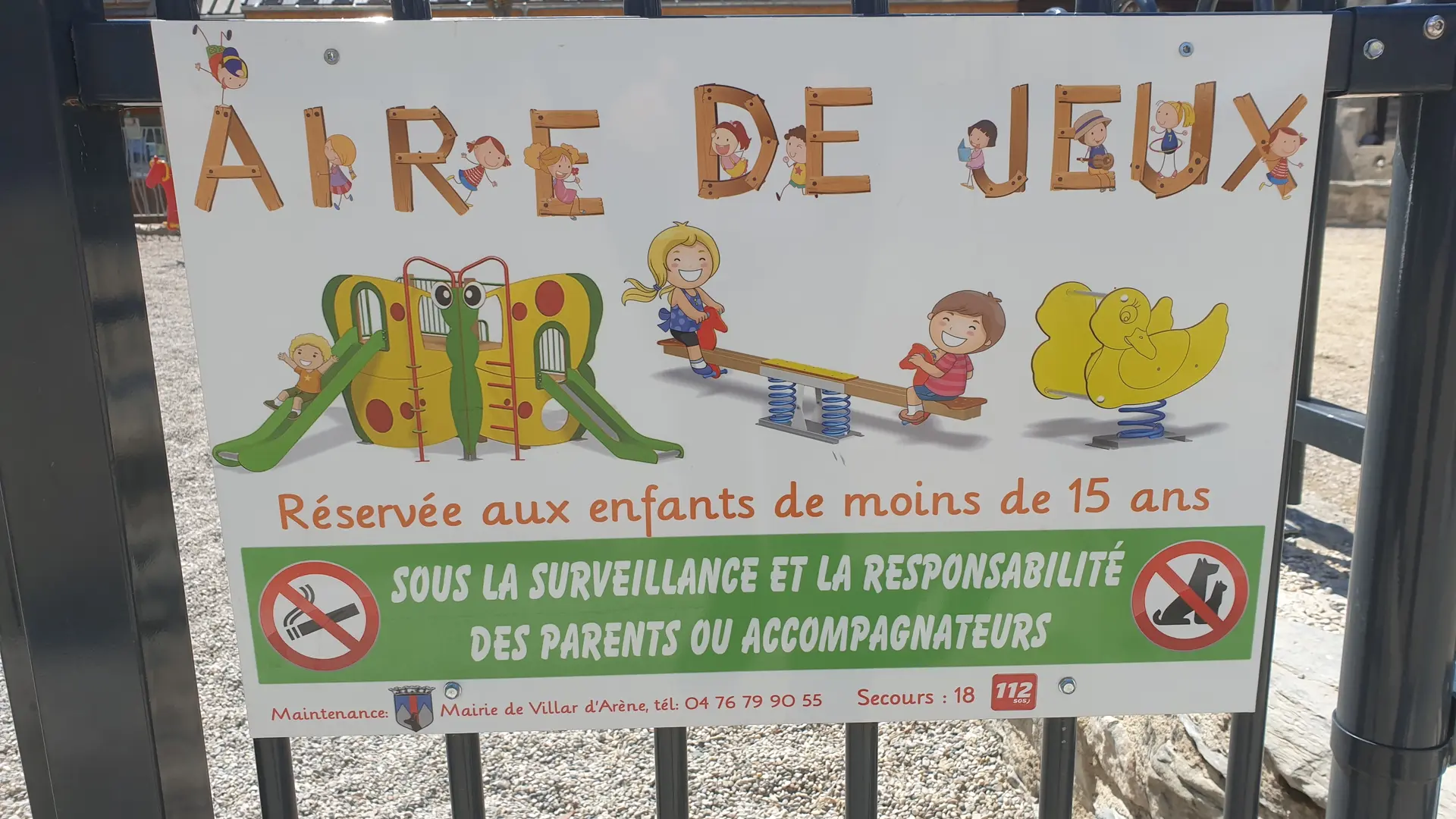Aire de jeux à Villar d'arène