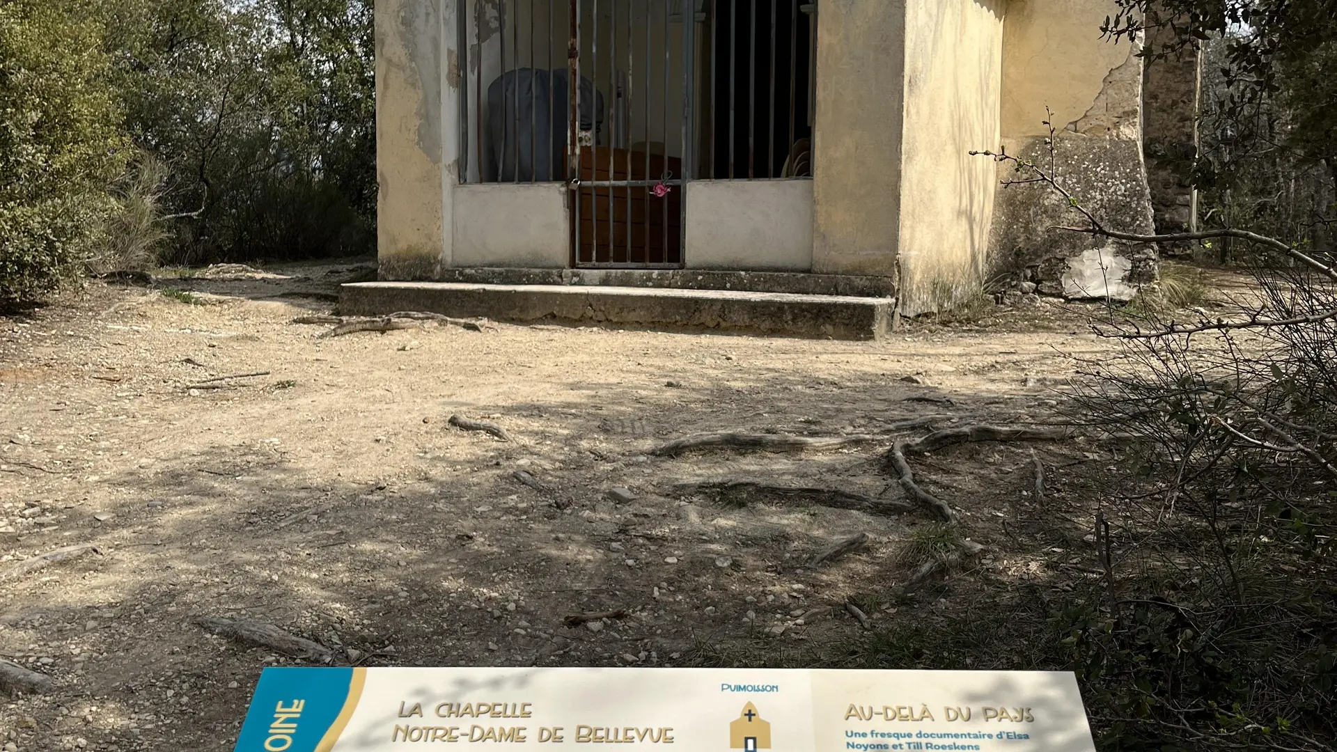 Panneau d'information Notre Dame de Bellevue