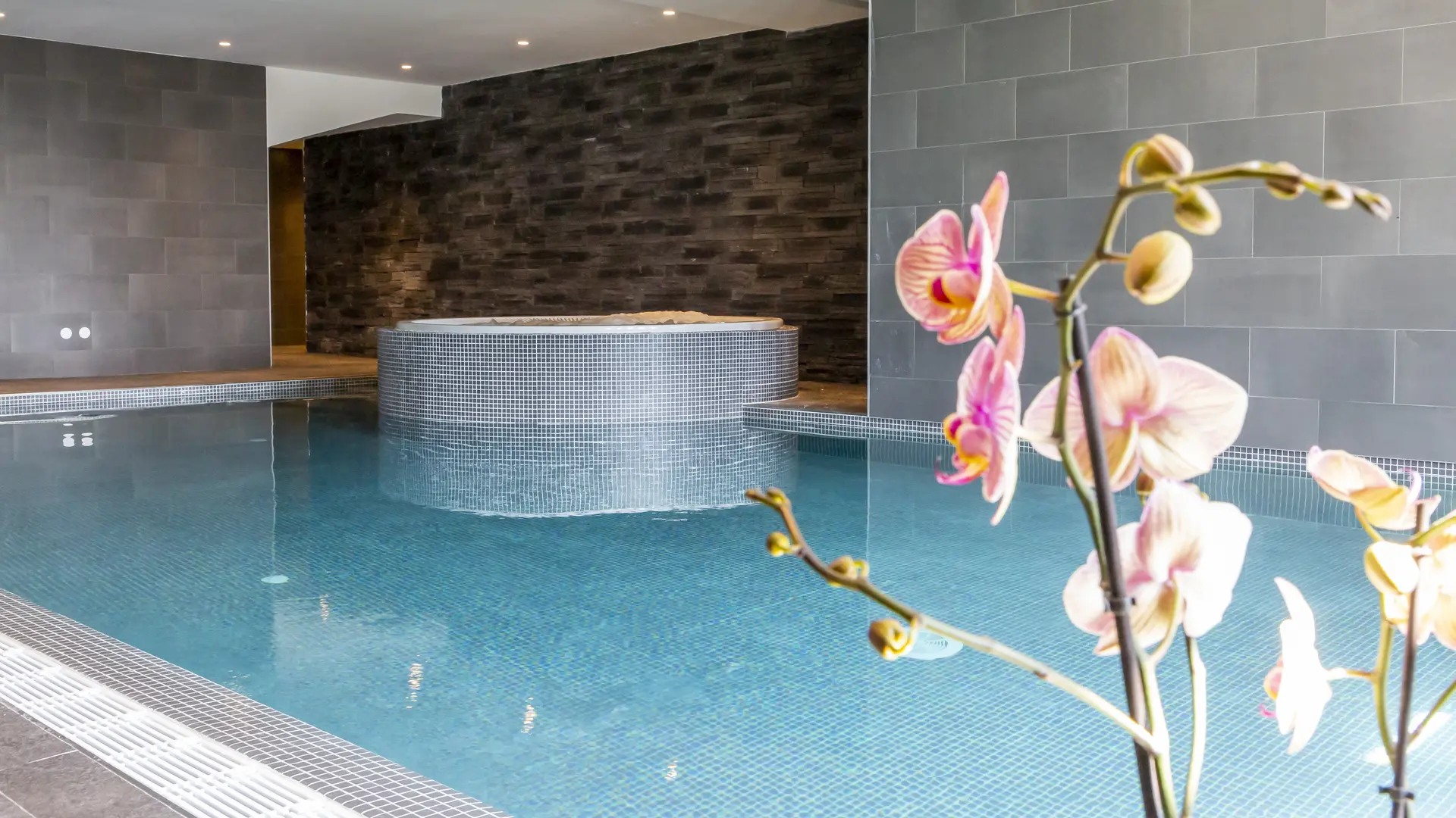 piscine intérieure / jacuzzi