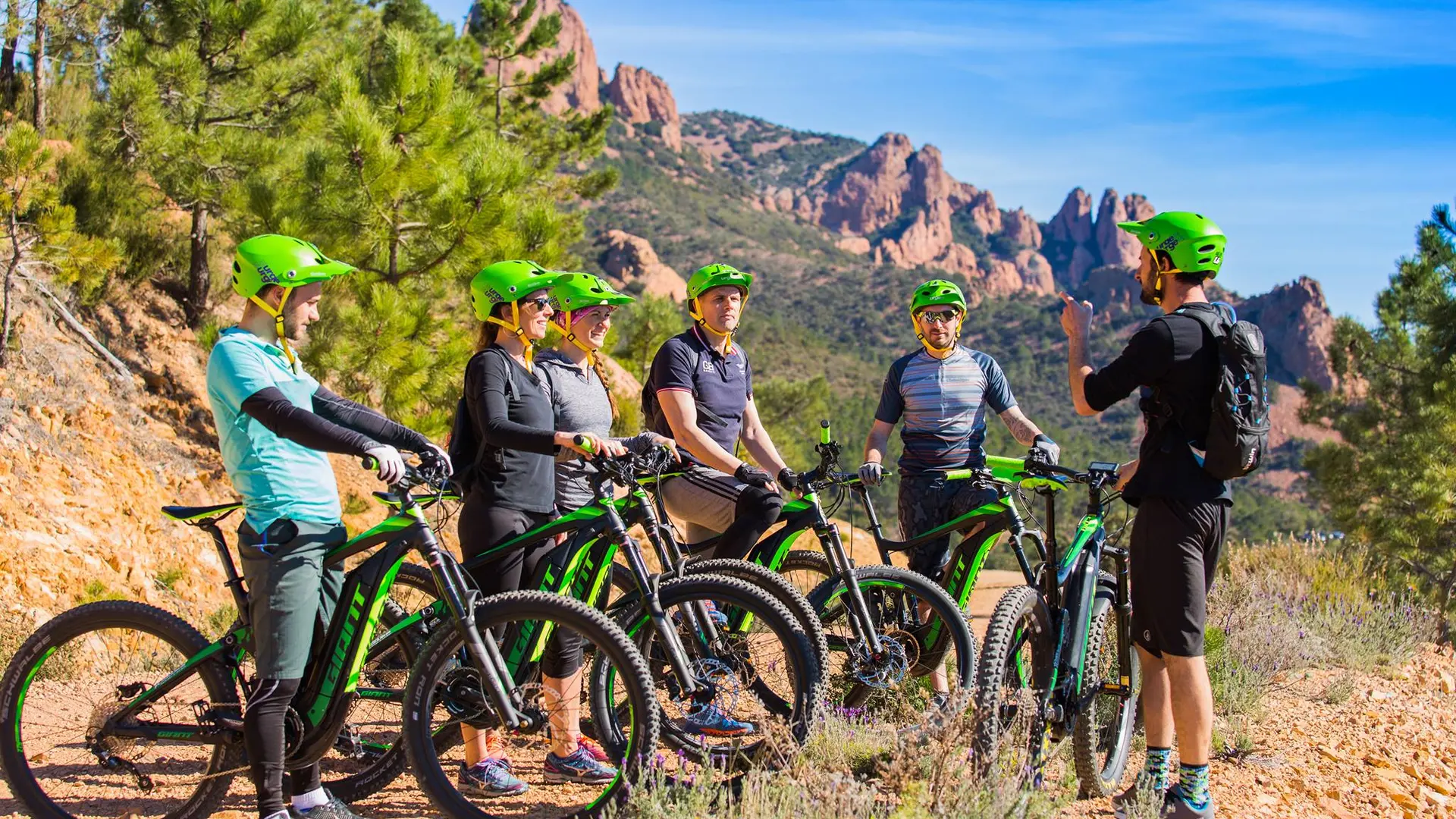 Excursion VTT électrique dans l'Estérel