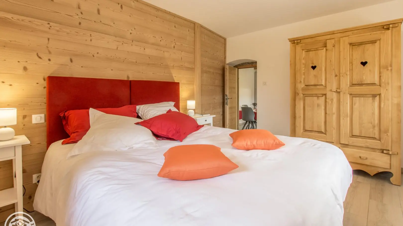 Chambre 1 en configuration lit double 160cm