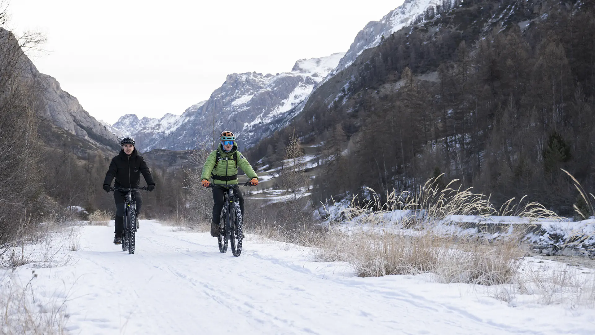 VTTAE sur neige avec VTT Rando Ubaye