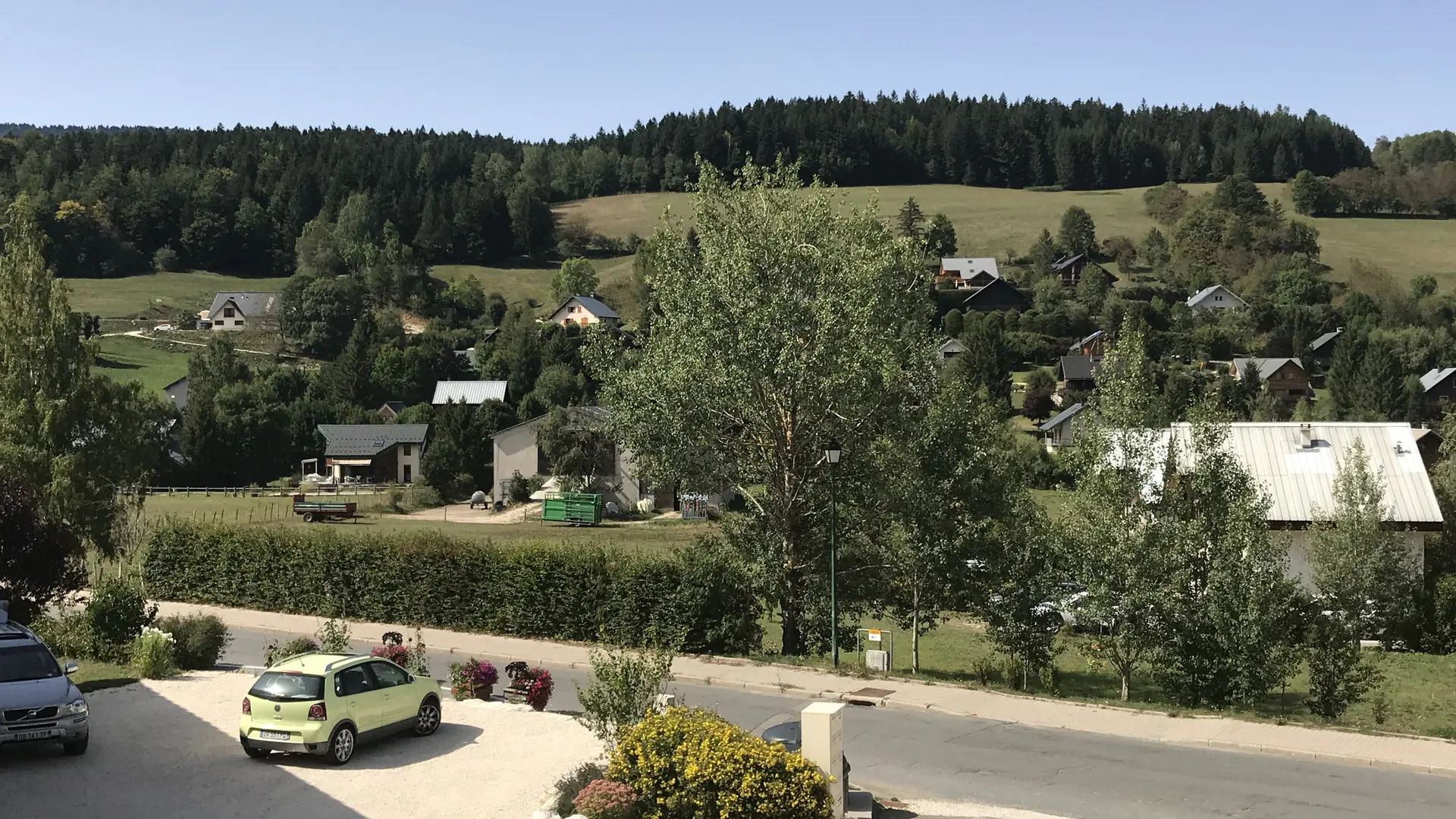 vue depuis les chambres