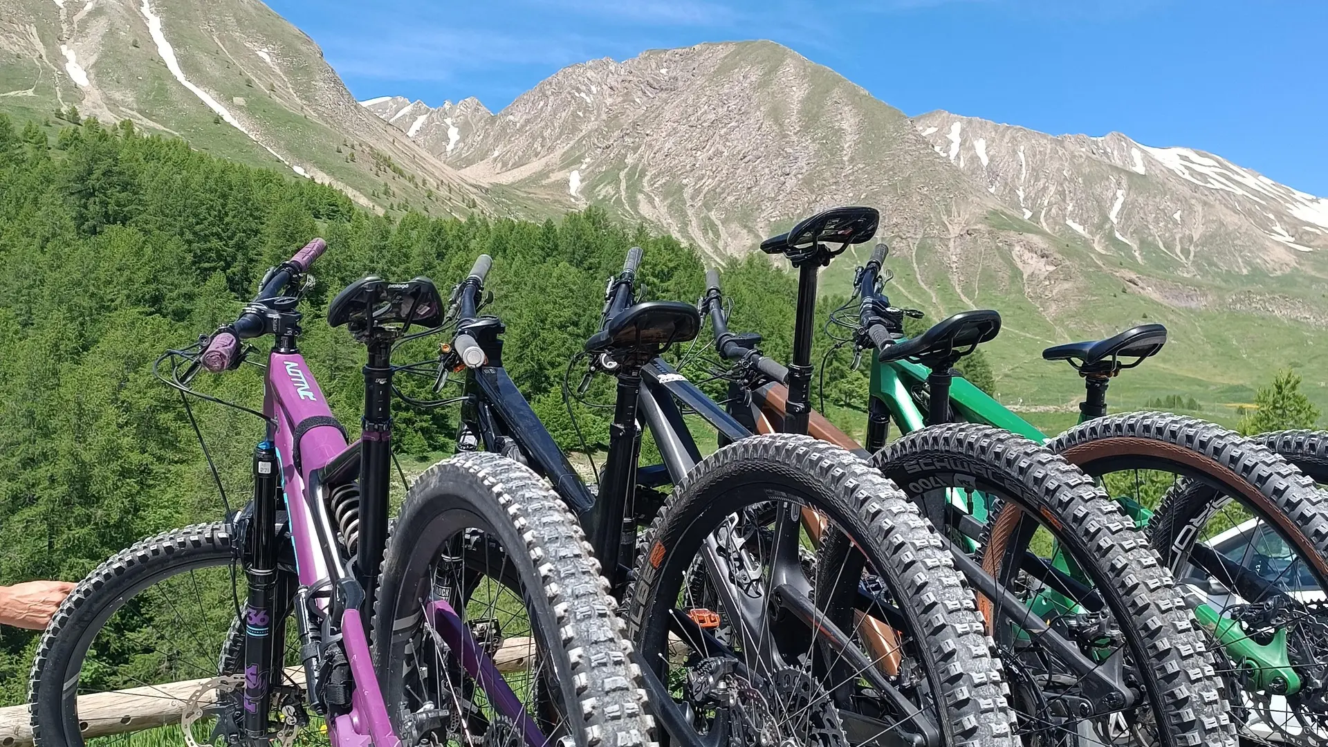 Navette et remorque VTT