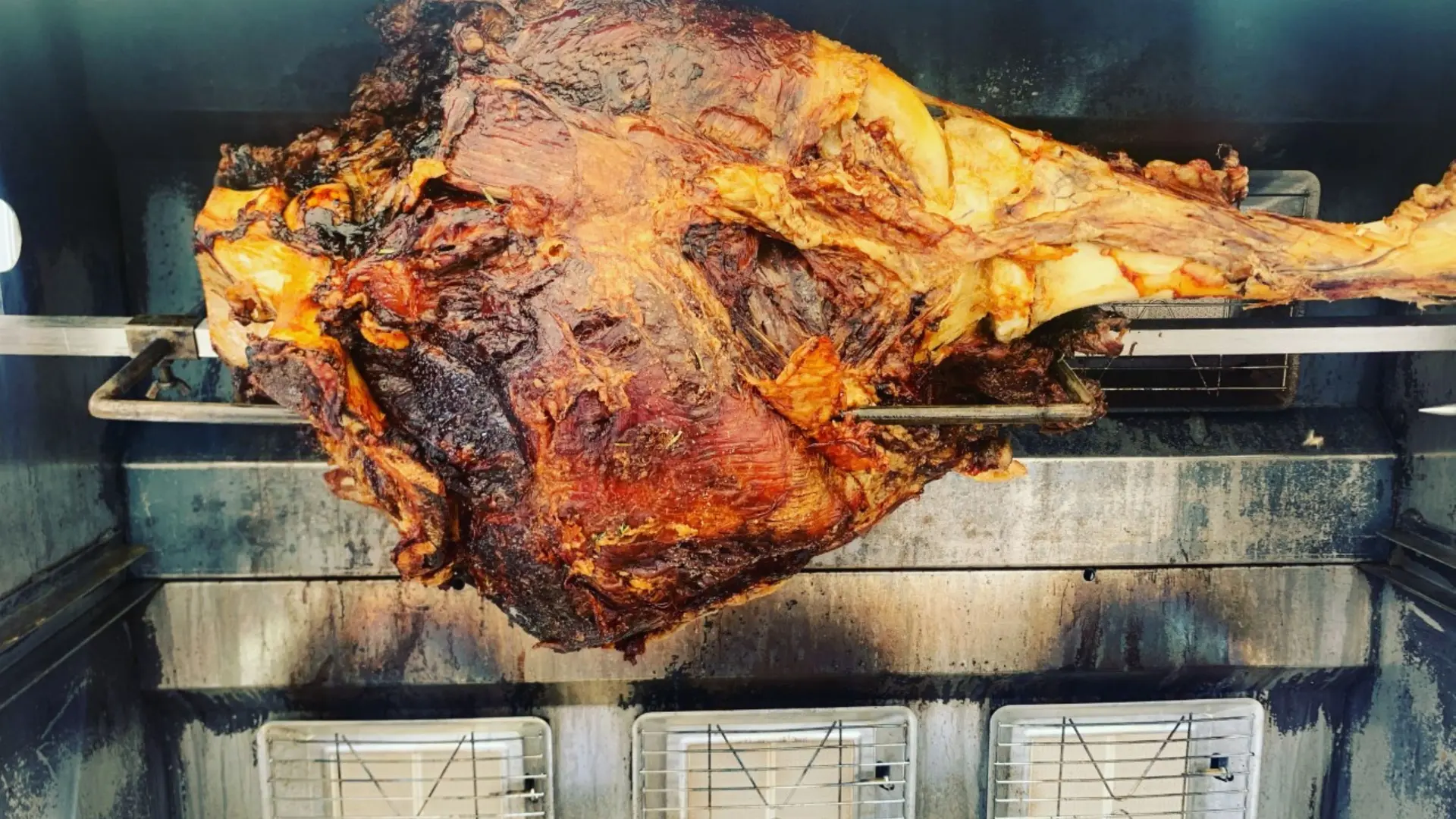 Viande cuite au grill