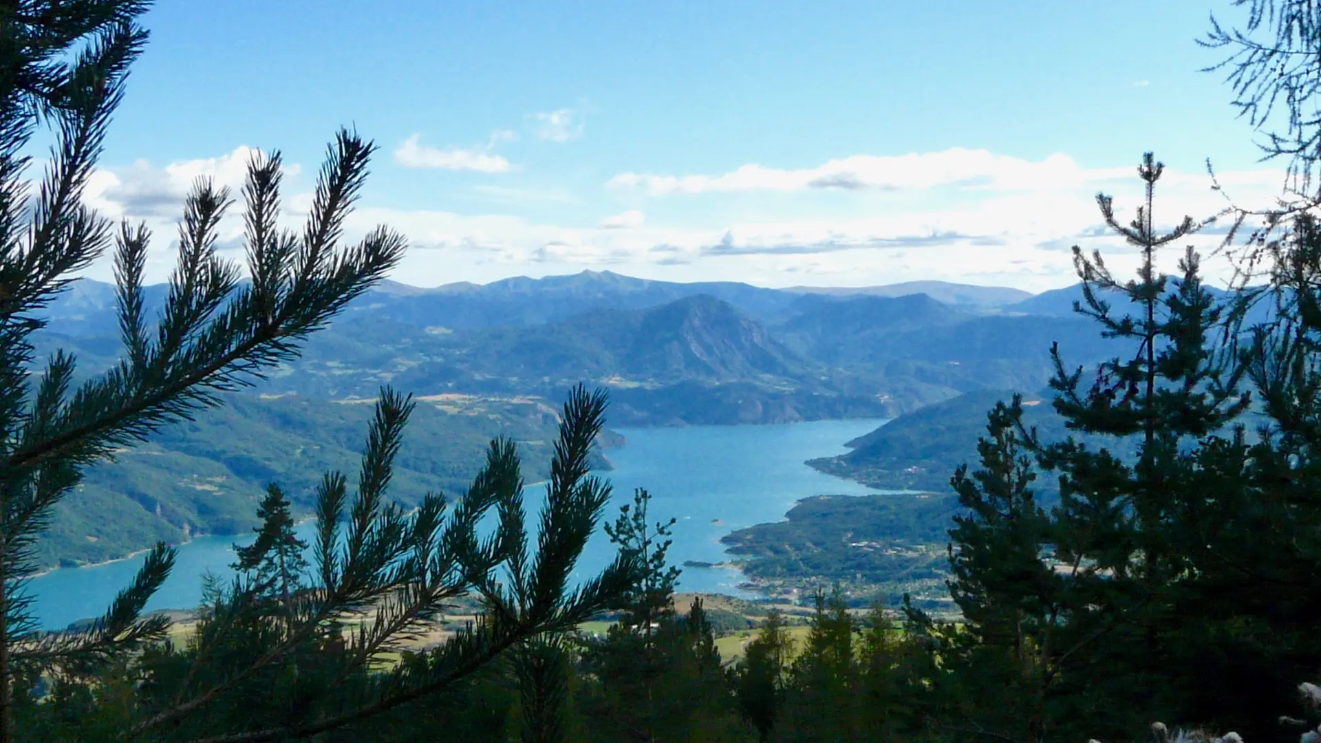 randonnée autour du lac de Serre-Ponçon