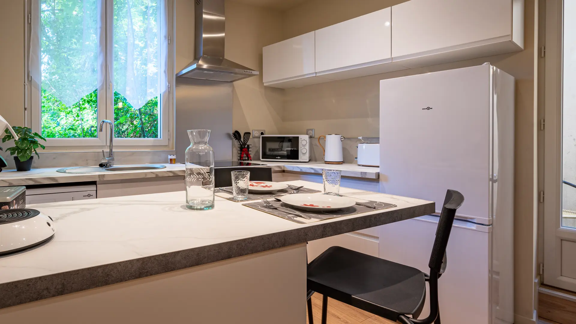 cuisine meublée équipée