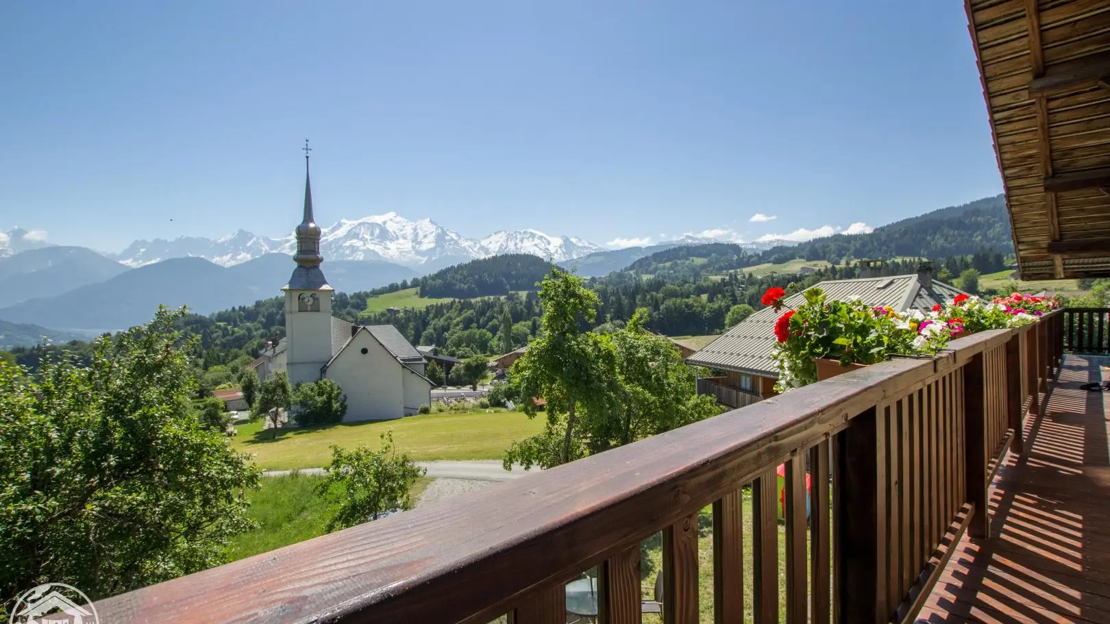 Vue depuis le balcon des chambres