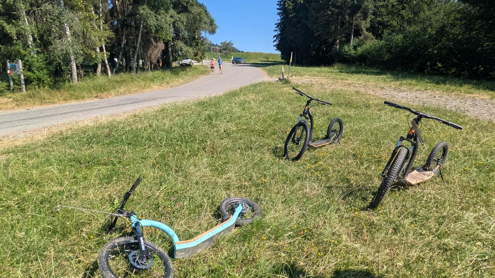 Footbike adulte et enfant