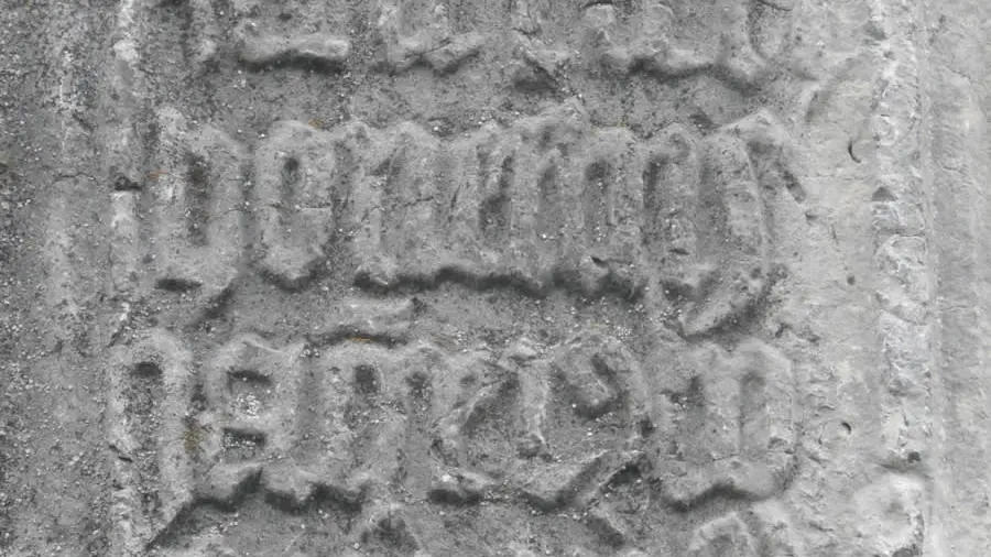 Mysterieuse inscription