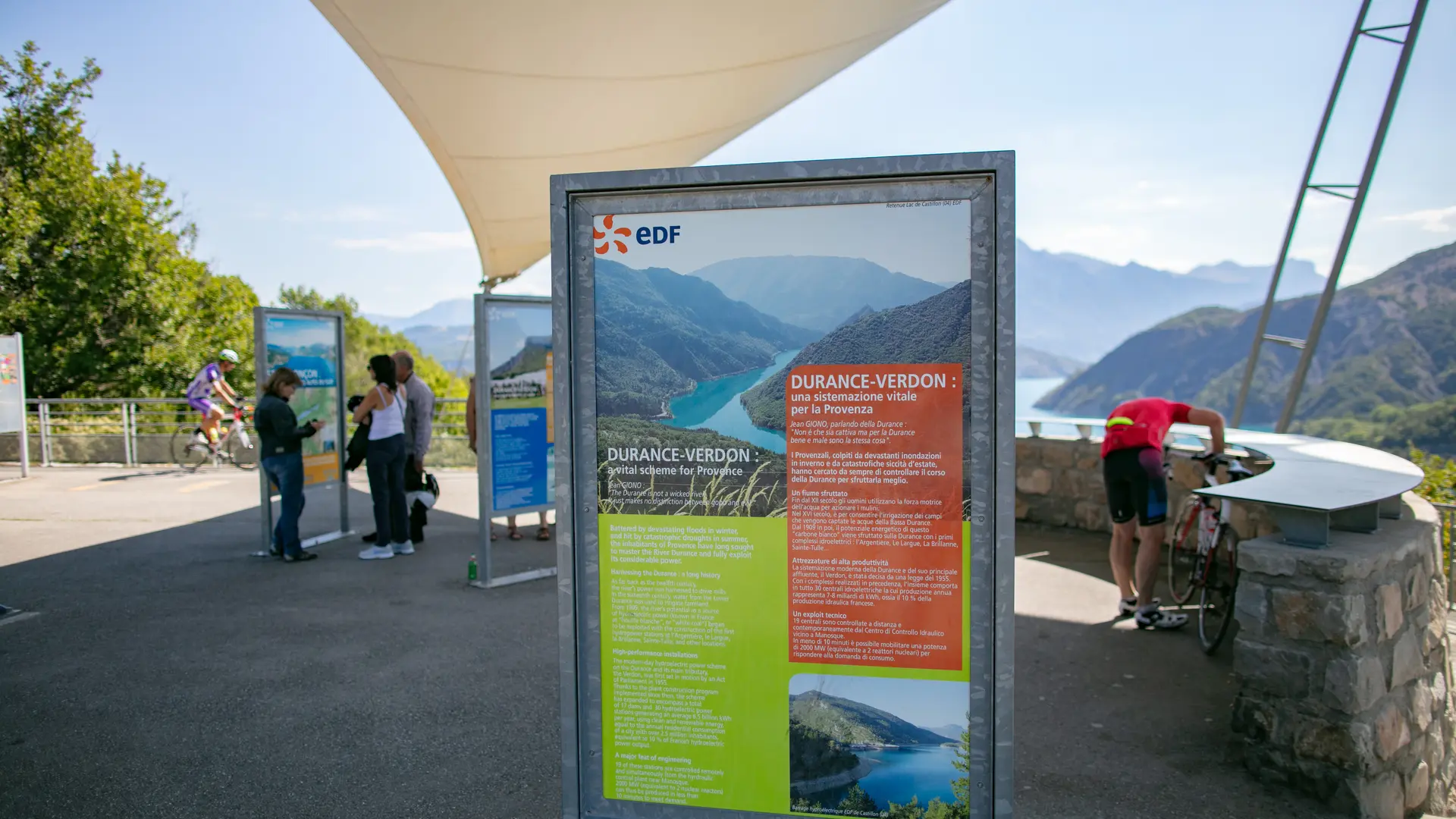 Belvédère du barrage de Serre-Ponçon