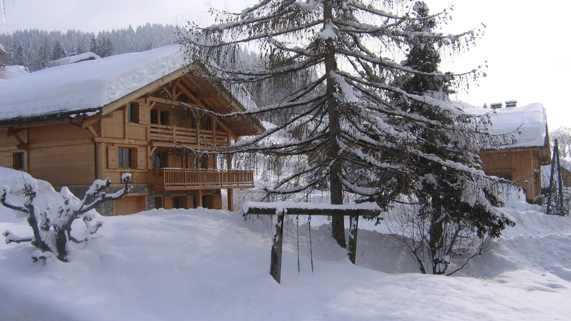 le chalet l'hiver