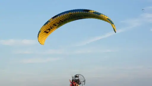Vol en paramoteur