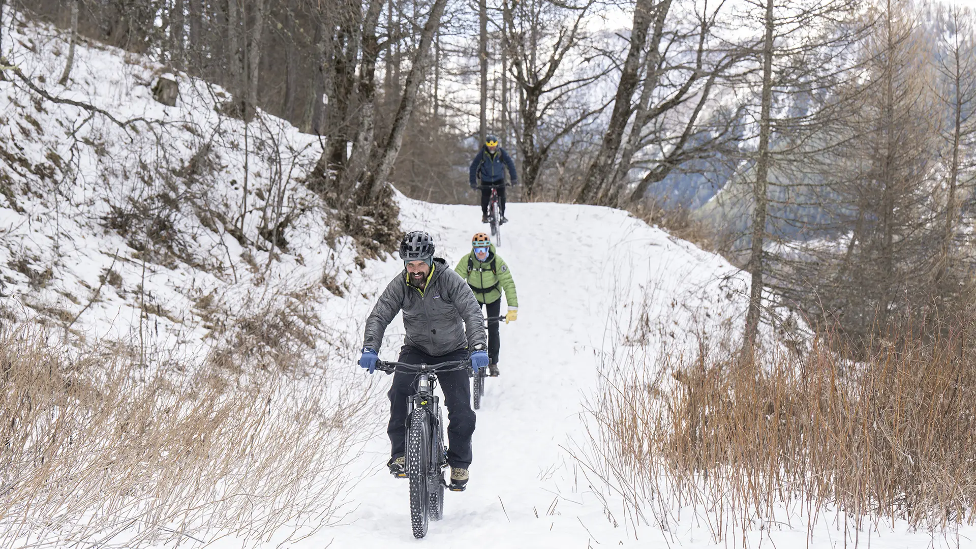 VTTAE sur neige avec VTT Rando Ubaye