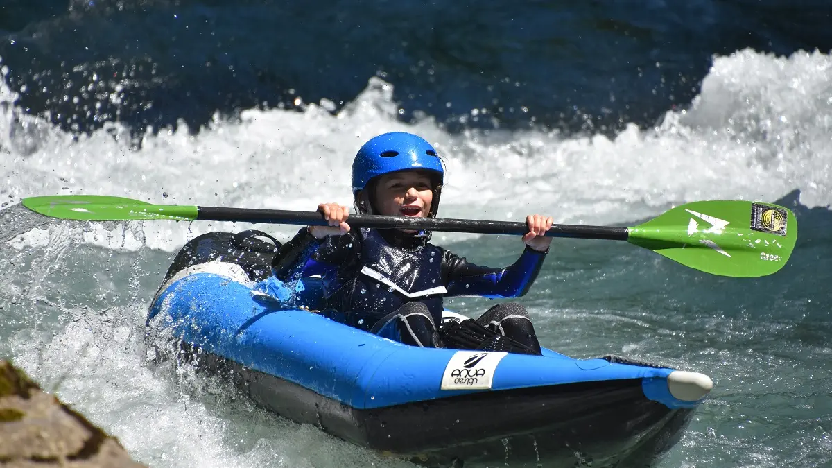 Activité encadrée par Frogs Rafting