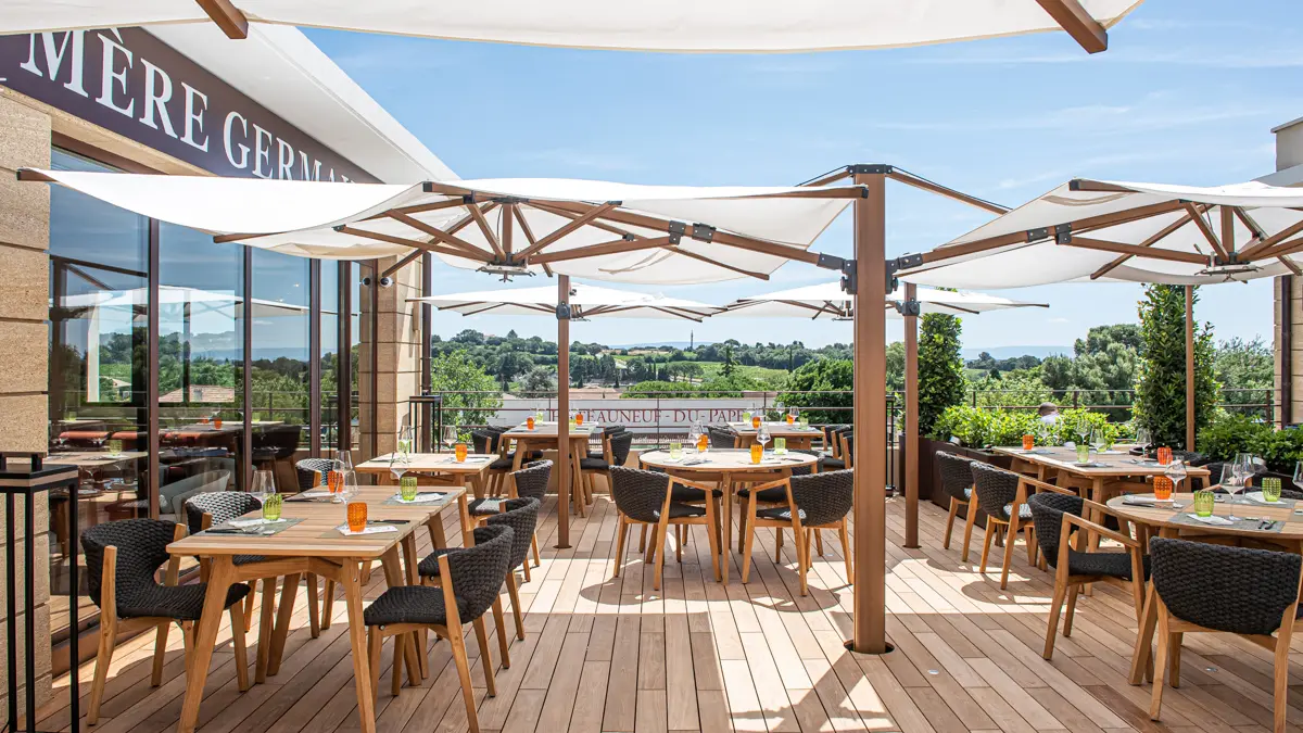 Le Comptoir de la Mère Germaine - la terrasse