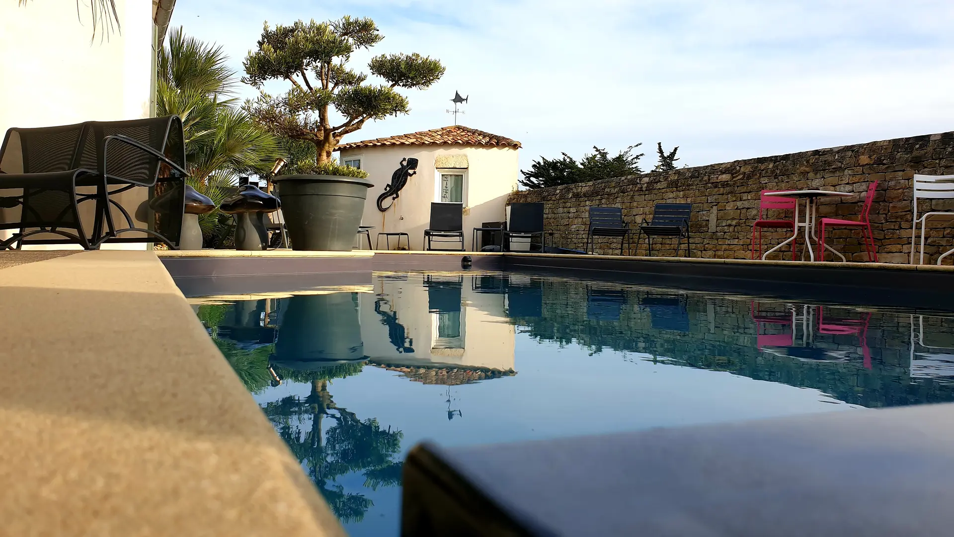 Piscina exterior climatizada