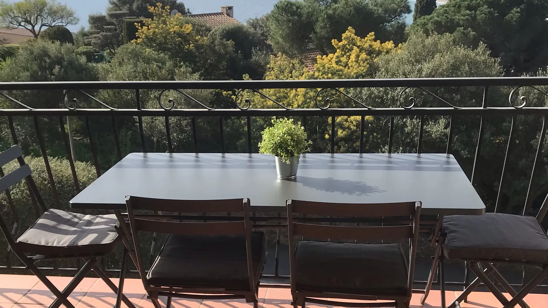 Terrasse vue mer