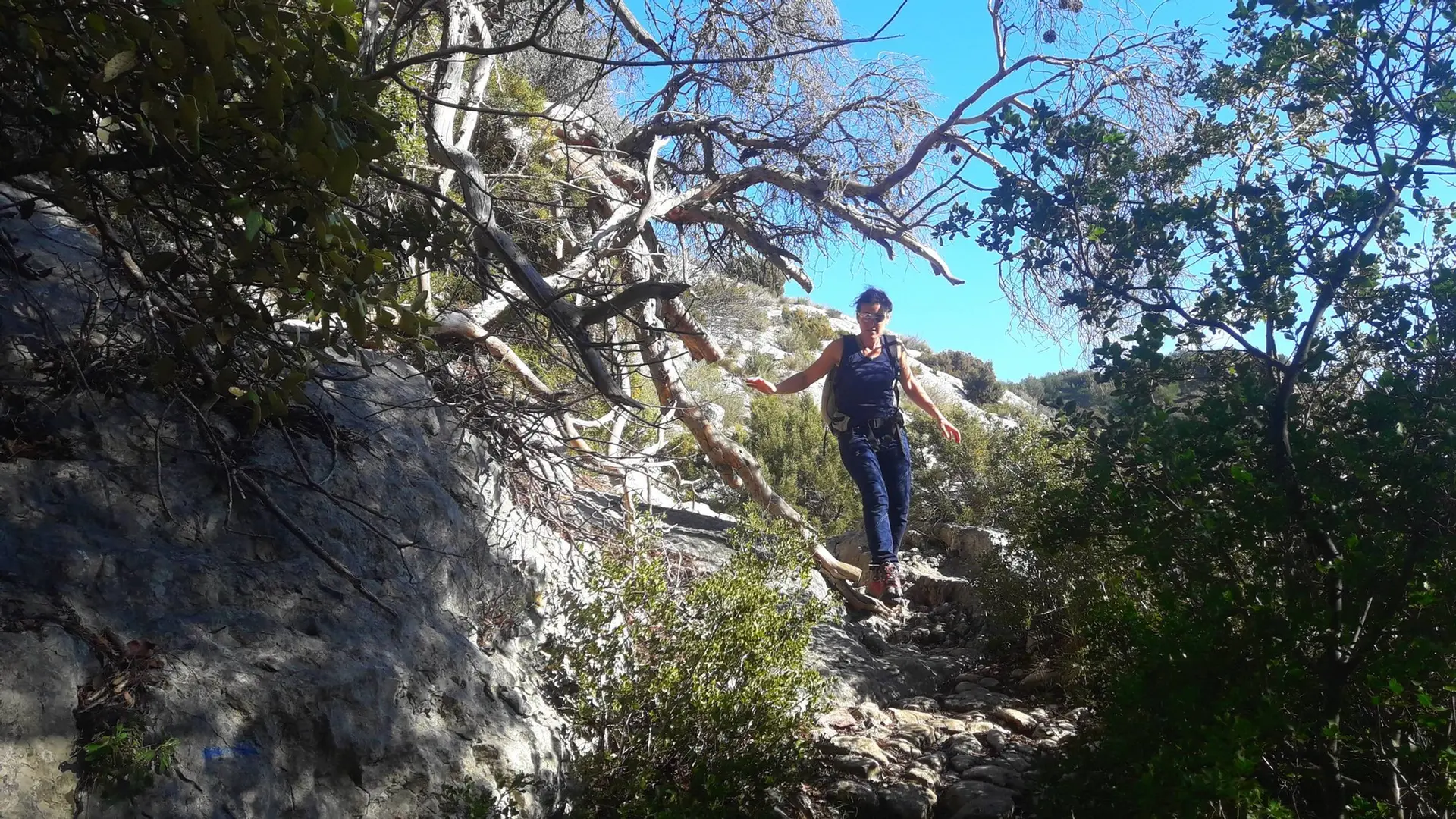 Passage rocailleux du Croupatas