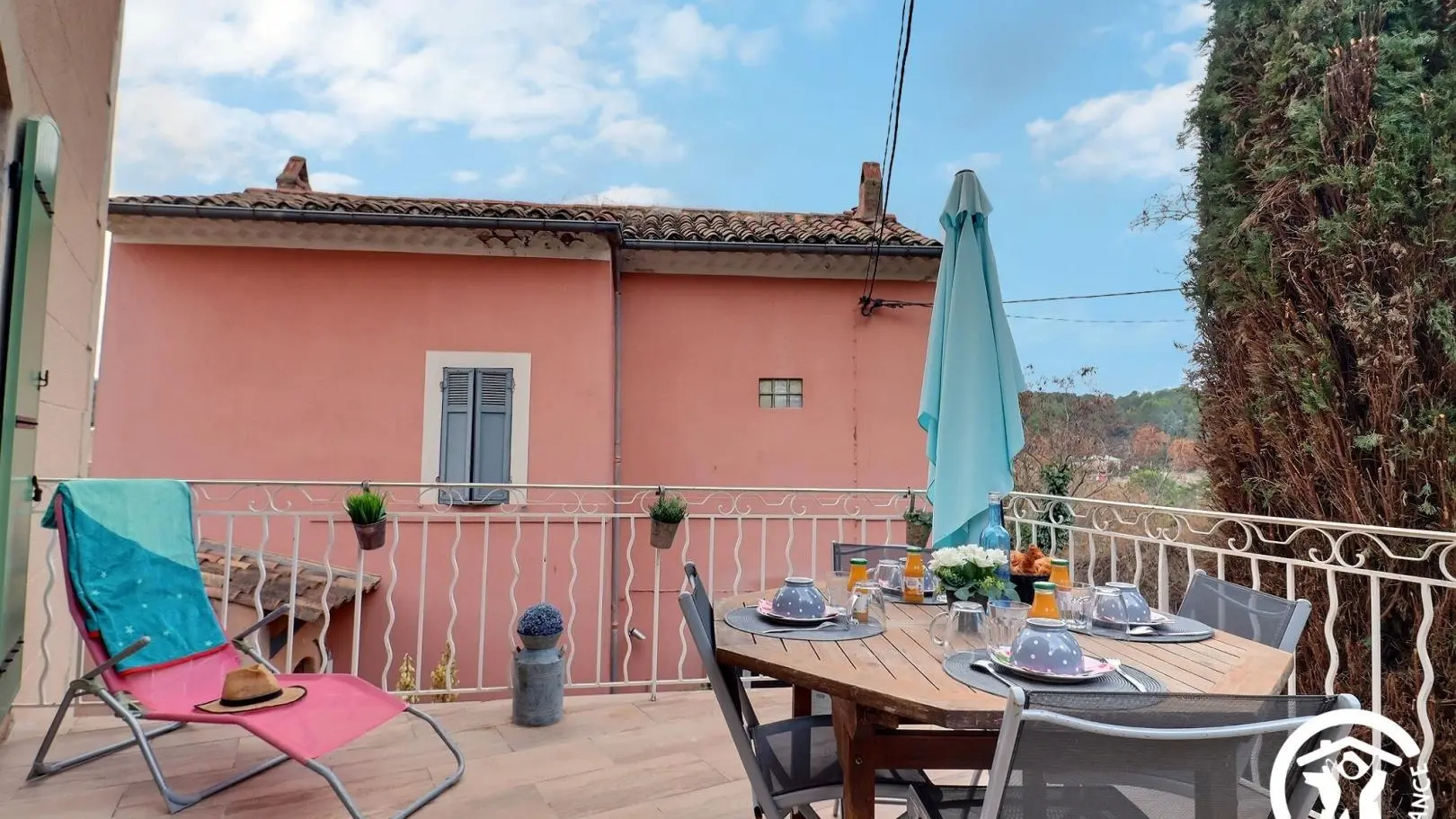 Terrasse côté Ouest