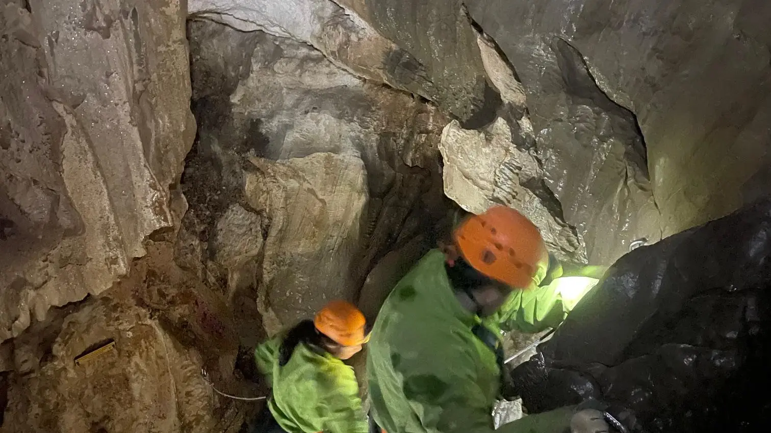 Une via ferrata unique… sous terre !