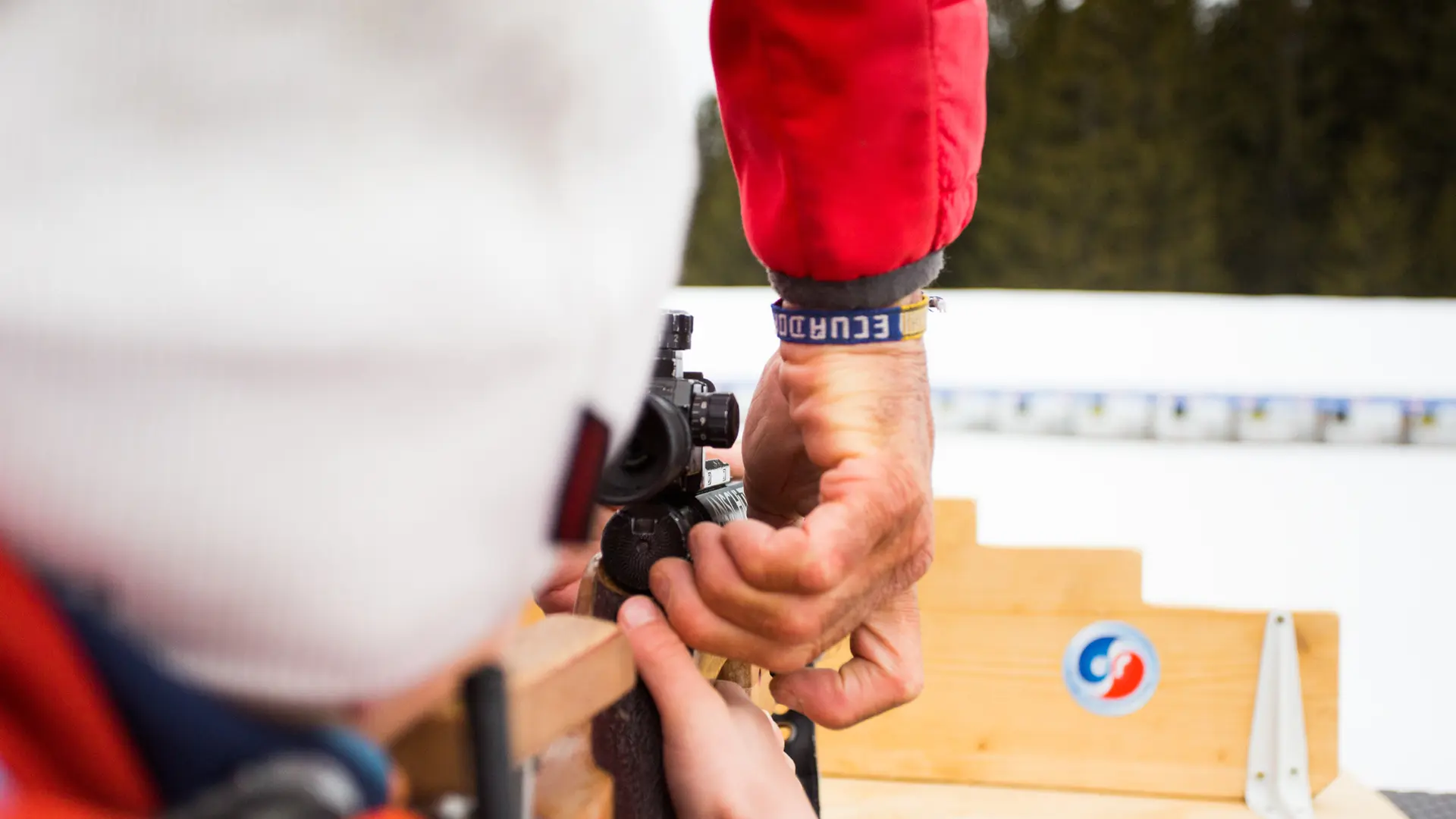 Biathlon avec l'ESF des Saisies