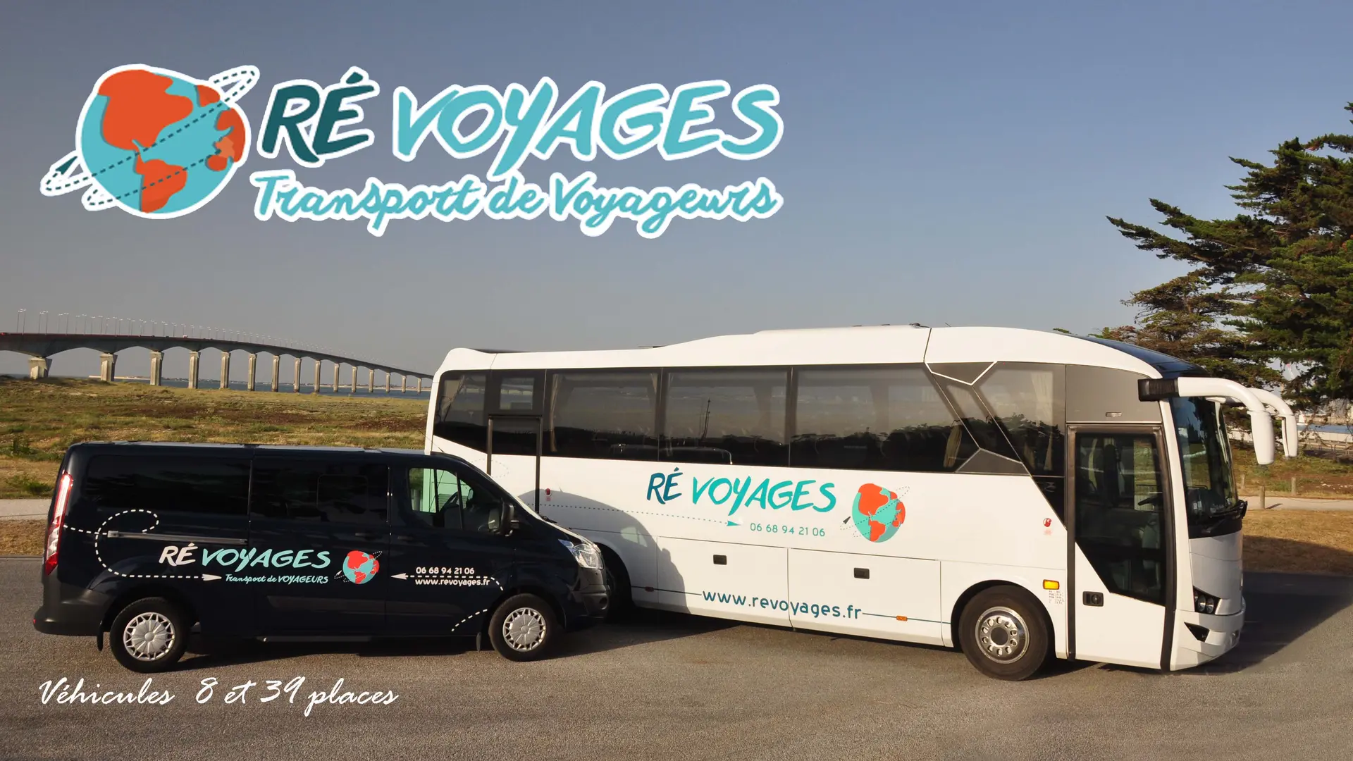 Carte bus logo Ré Voyages Ile de Ré