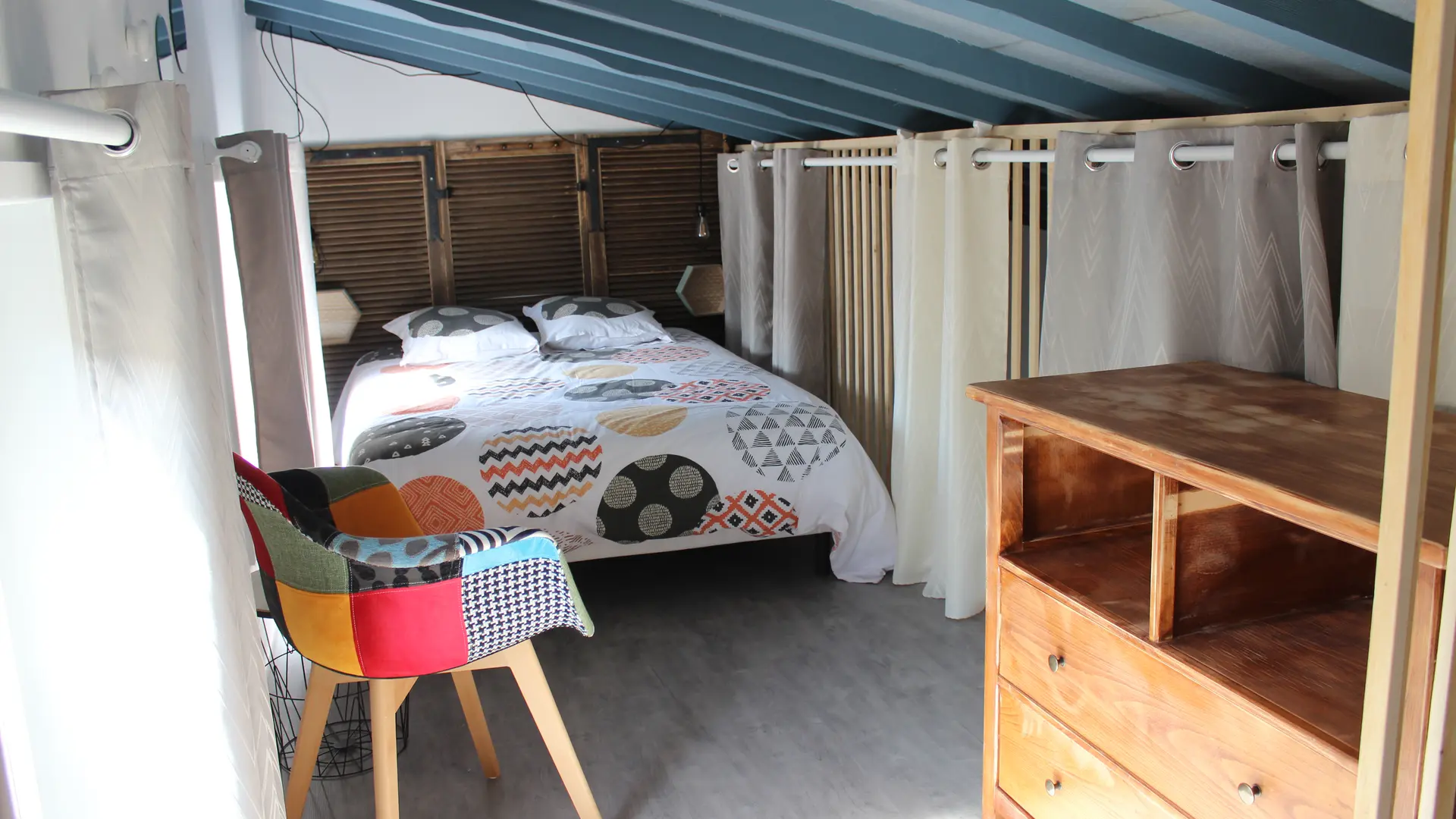 Chambre en mezzanine