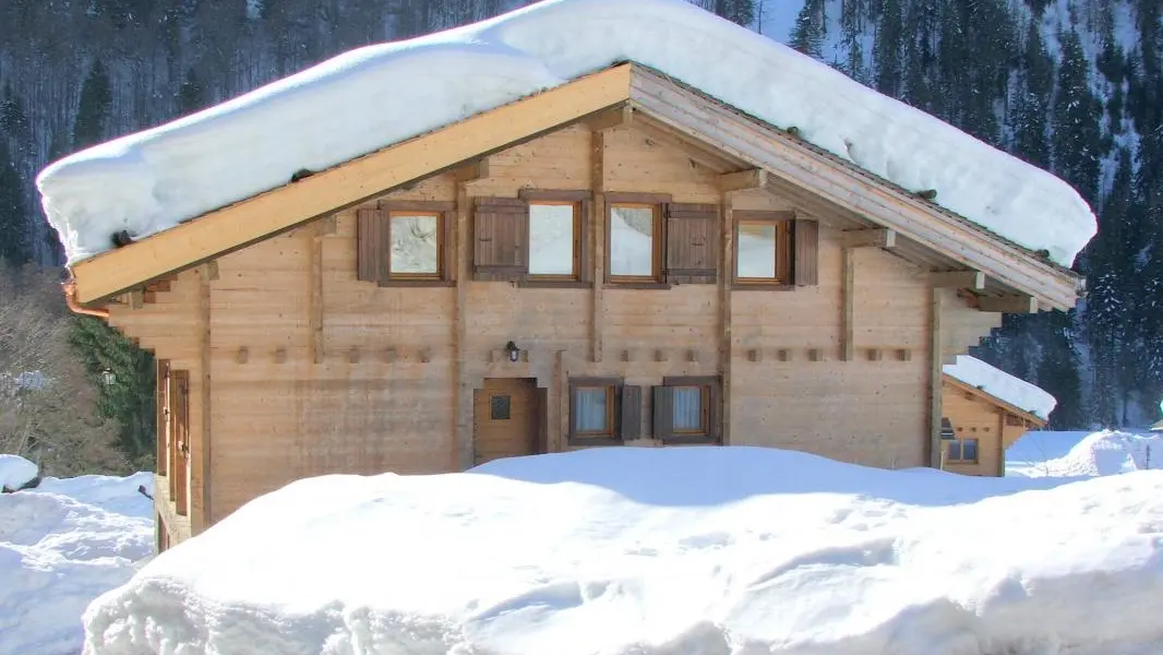 Façade nord du chalet