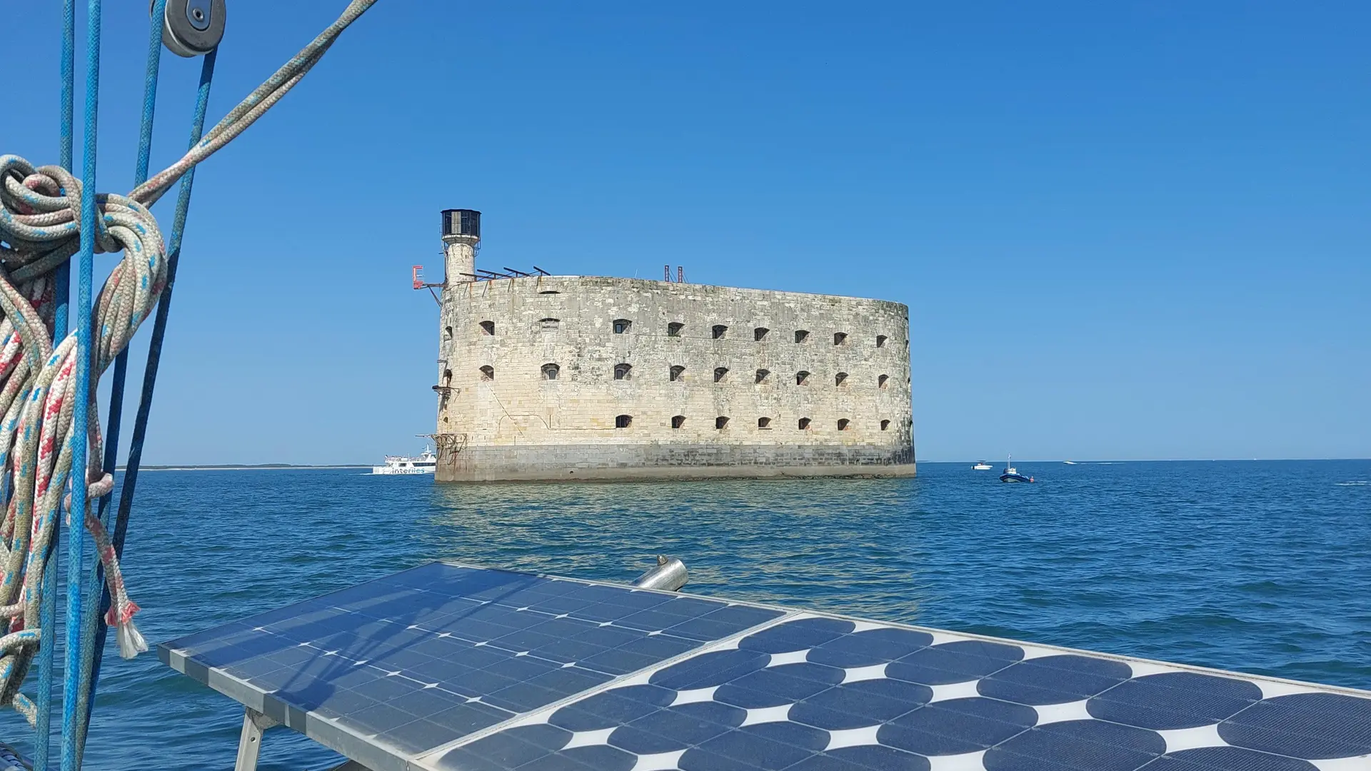 Sortie en catamaran jusqu'à fort Boyard