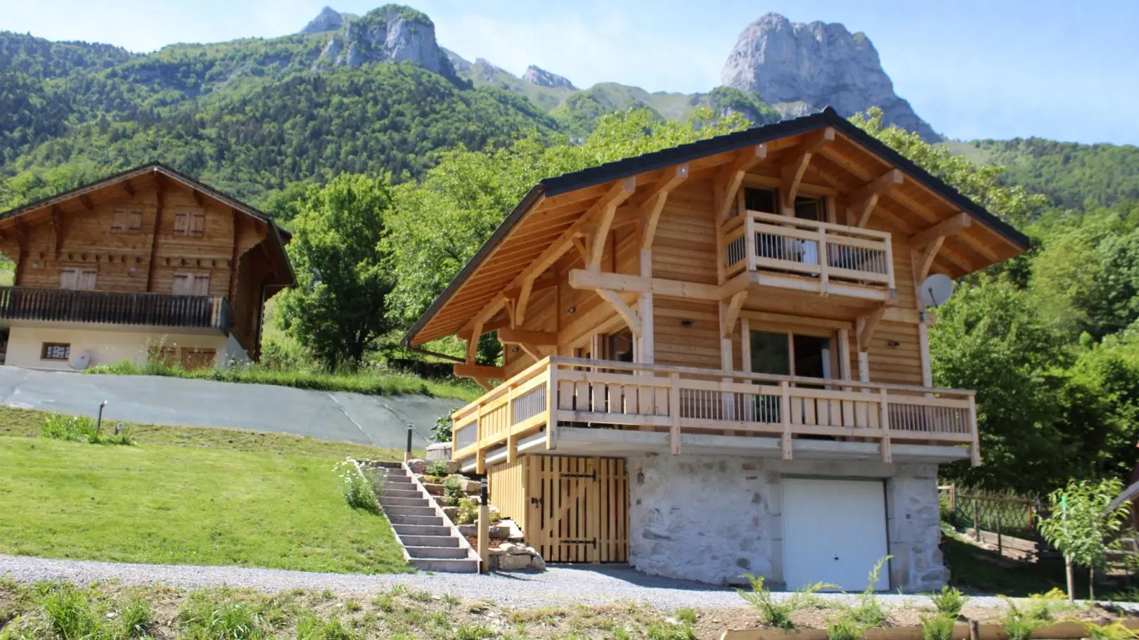 Vue sur le gîte