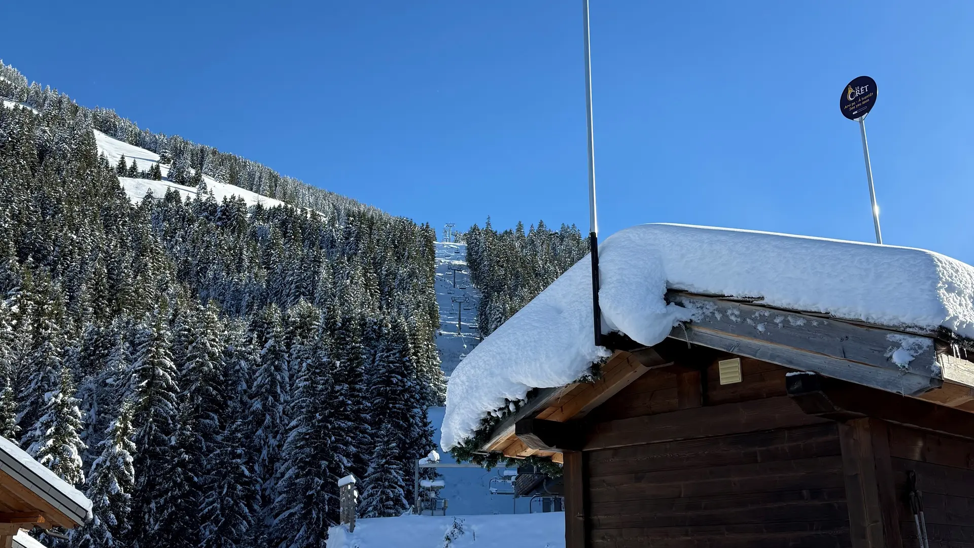 Vue télésiège Conche