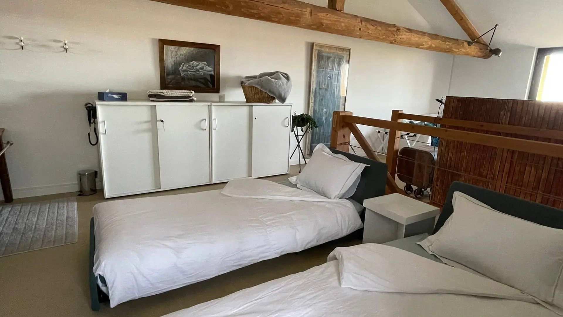 Ajout possible de deux lits 1 personne