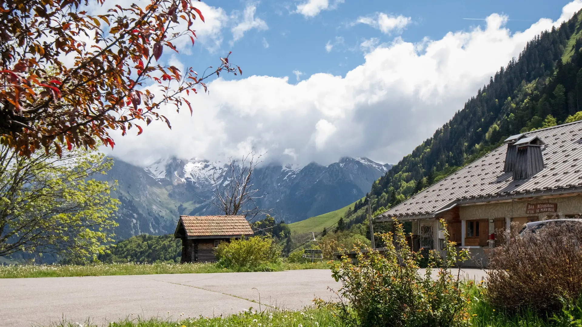 Parking restaurant été