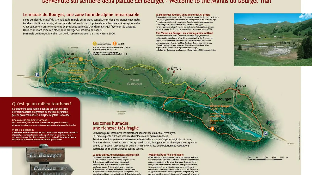 Sentier d'interprétation du Marais du Bourget