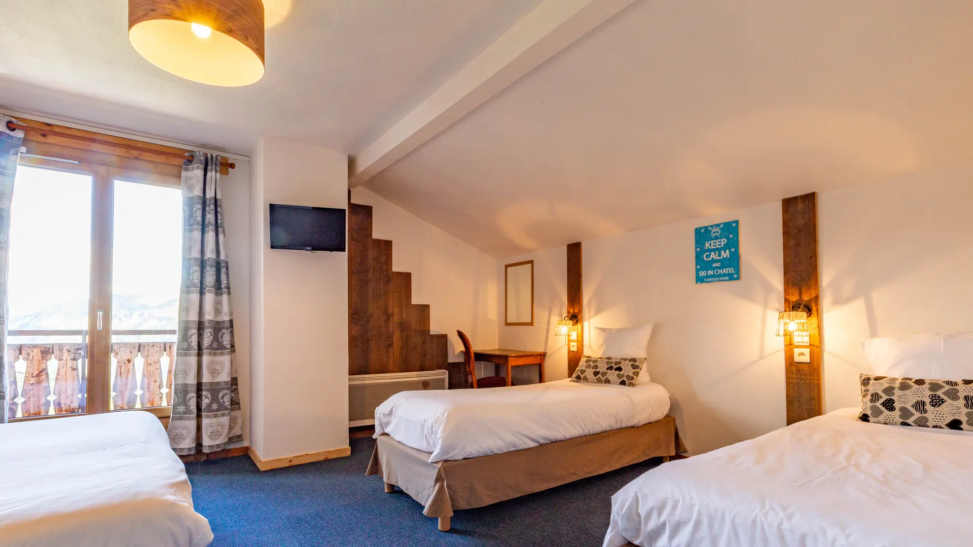 Chambre familiale avec balcon