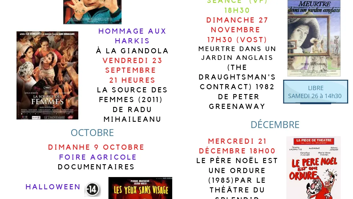 Programme ciné club ATB 1er trimestre 2022