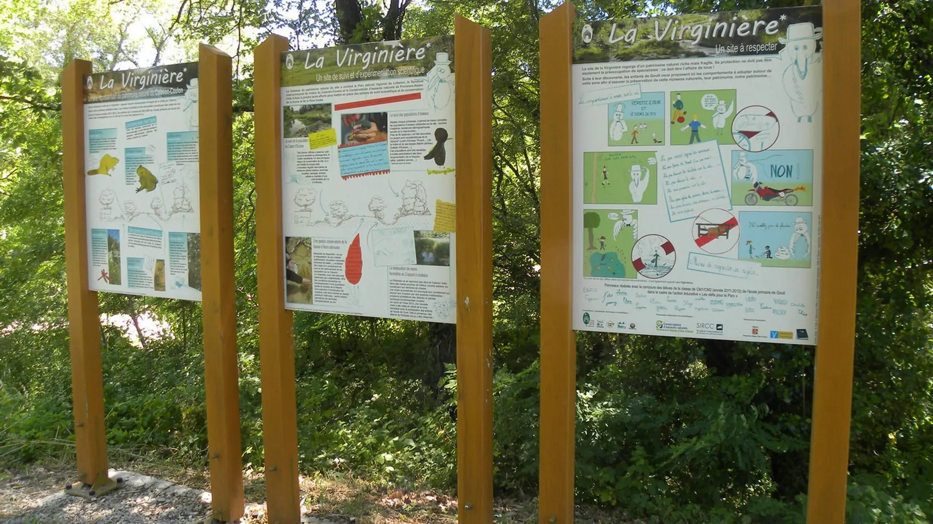 Signalétique pédagogique de la Virginière