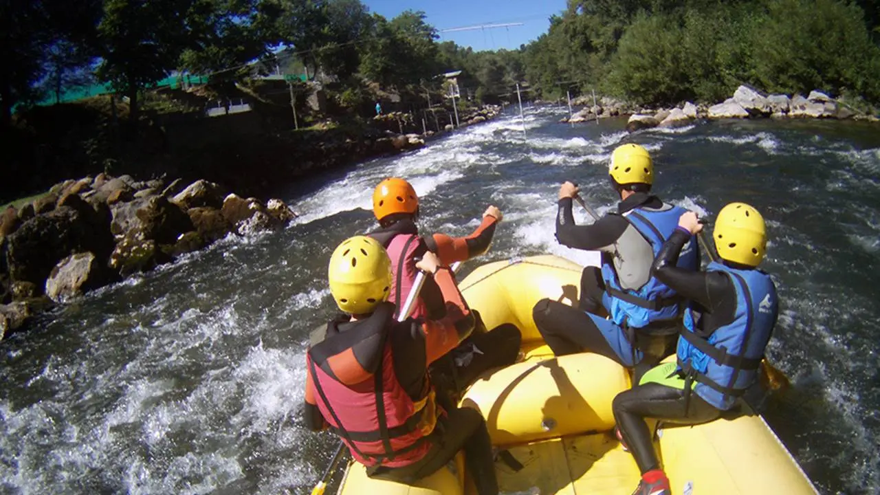 Rafting stade d'eau vive