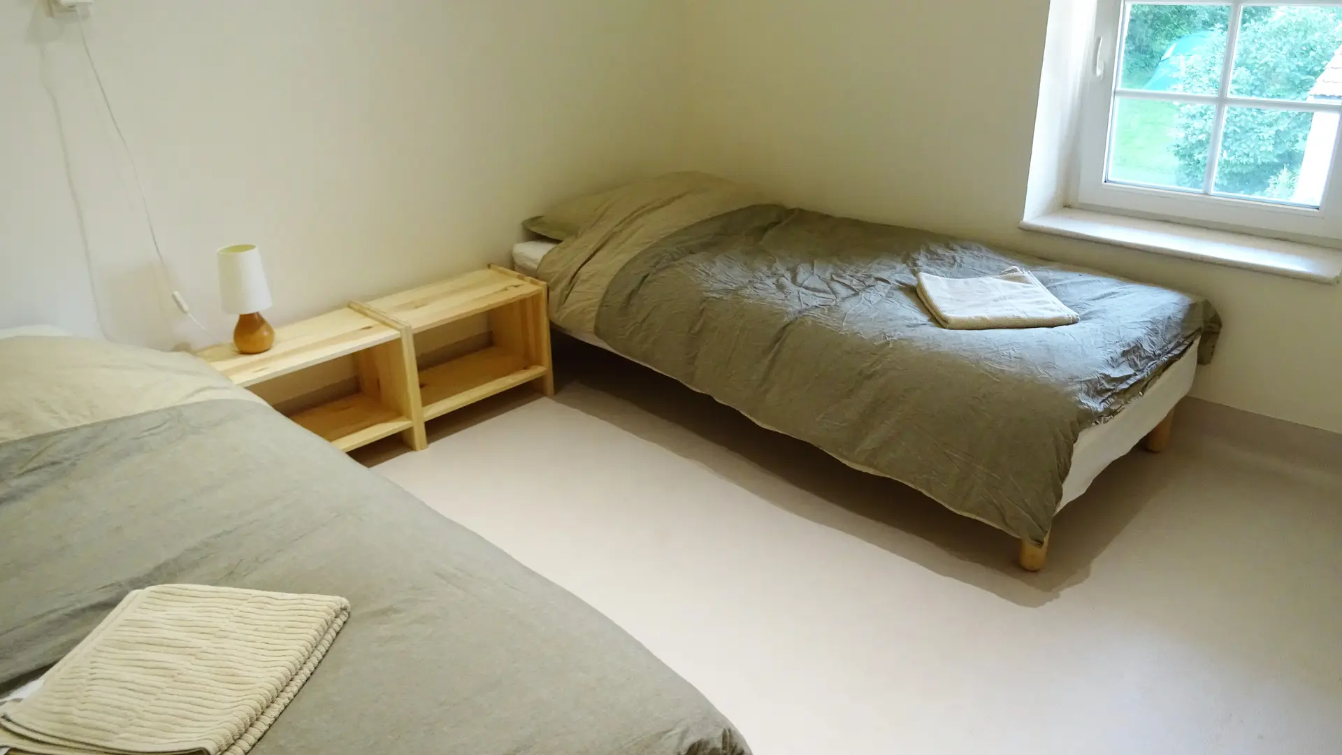 La Ferme : chambre 2 lits simples