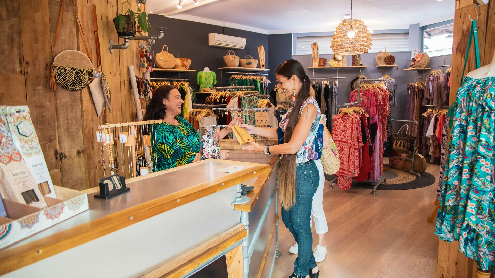 Une boutique du centre-ville