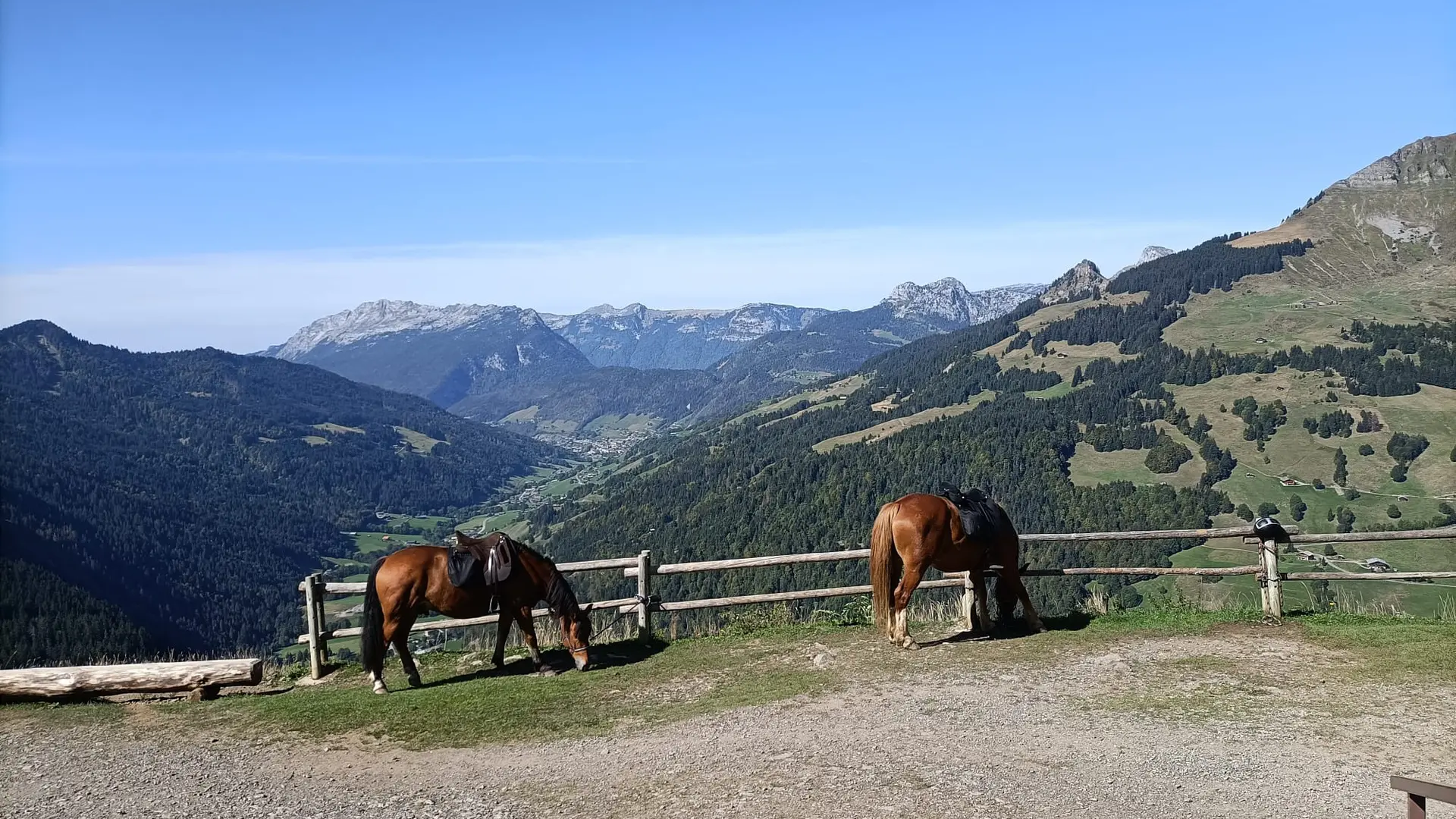 Balade à cheval au Grand-Bornand