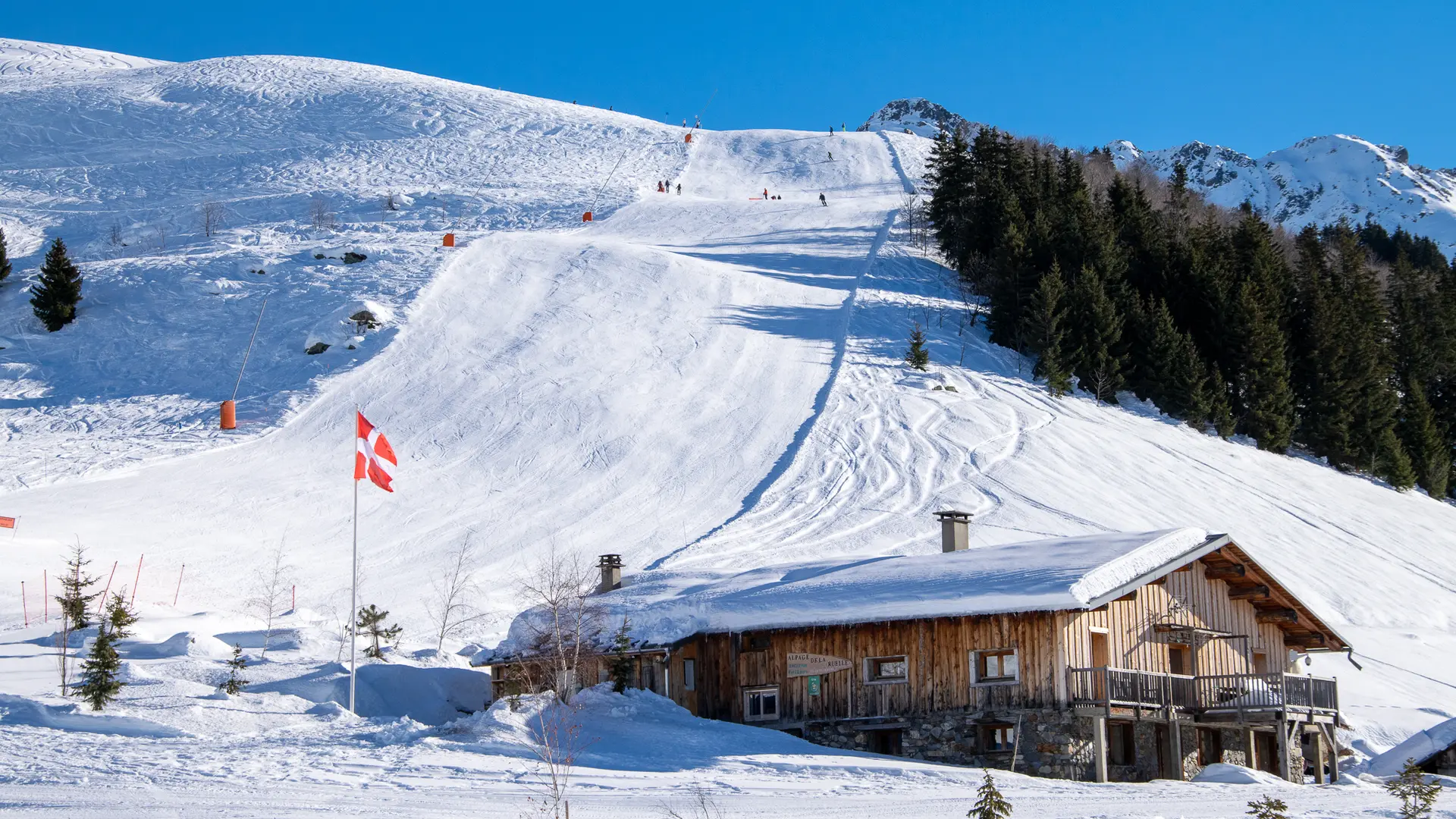 Piste côté Hauteluce