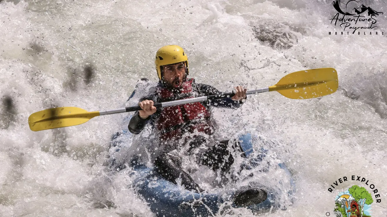Navigation Aventures PASSY - Kayak-raft - River Explorer Original - Adventures Payraud Session Raft ©