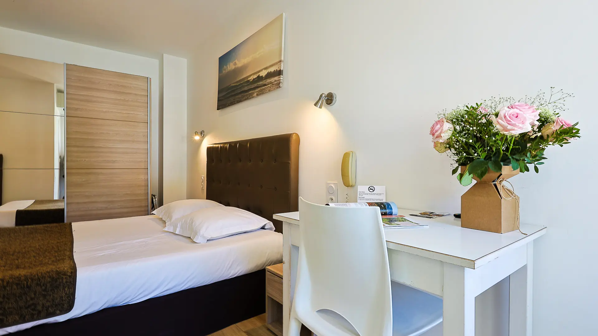 Chambre double vue colline