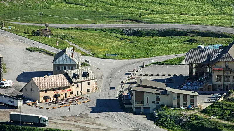 Vue aérienne du restaurant - Villar d'Arène - La Grave