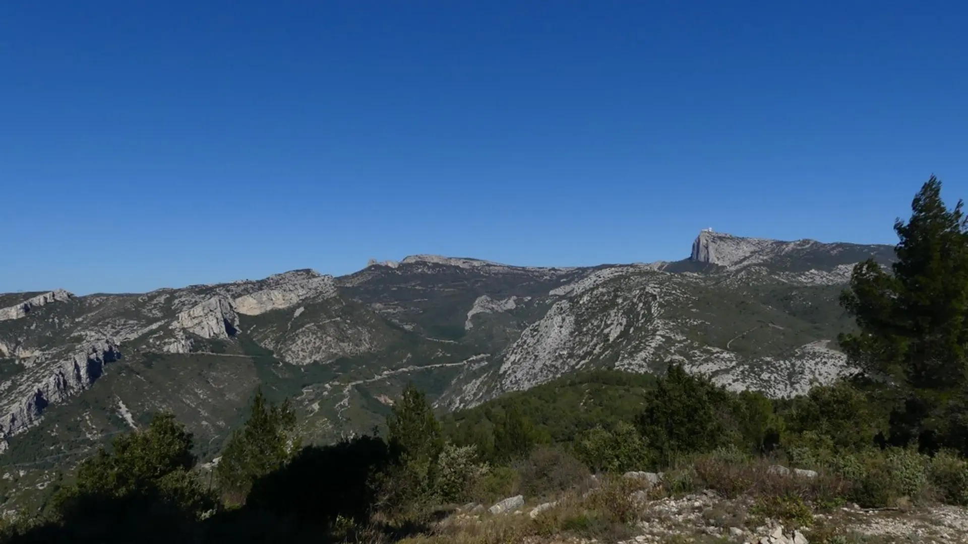 La vue depuis le mont Cruvelier
