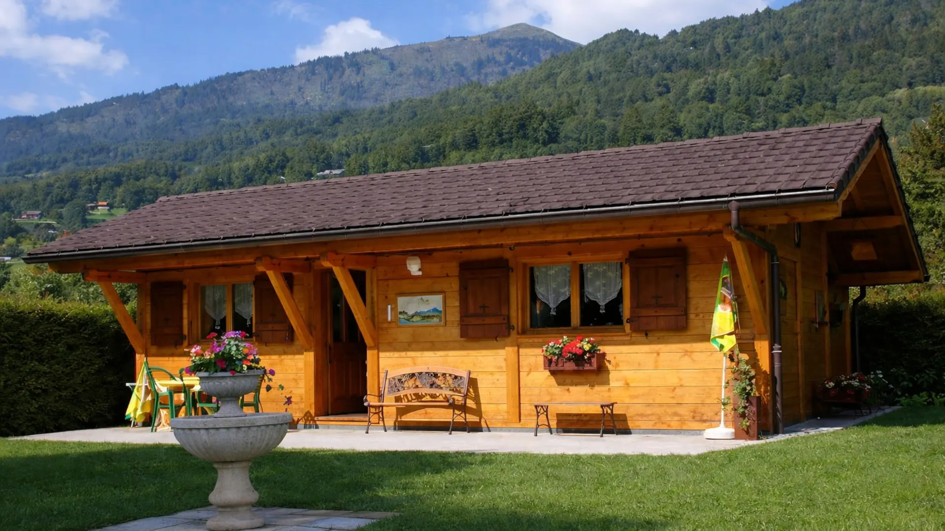 Chalet en été